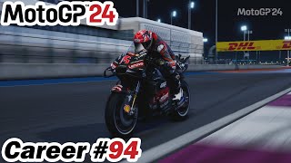 MotoGP 24  Career Pt 94 Factory Ducati [upl. by Kaasi]