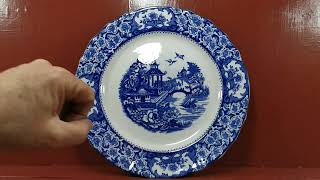 Swinnerton Olde Alton Ware Blue and White China [upl. by Enomal434]