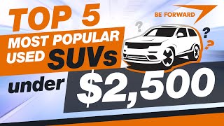 Top 5 Most Popular Used SUVs Under 2500  Car Review [upl. by Nevad]