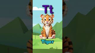 T For Tiger  ABC Alphabets Songs Nursery RhymesPhonics Song  Rhymes for kids learningkids abcd [upl. by Jereme]