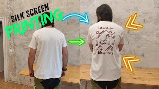 🎨 Screen Printing TShirts amp Tote Bags for a Makerspace 👕👜 [upl. by Huxham]