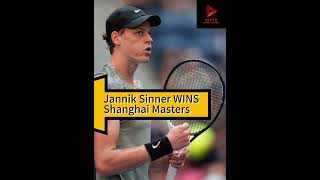 Yannik Sinner WINS SHANGHAI MASTERS 🏆 tennis tennisplayer [upl. by Hsejar]