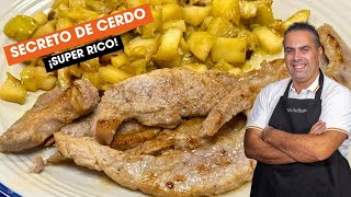 La receta de carne para navidad SECRETO DE CERDO con una guarnición maravillosa y distinta [upl. by Fraze]