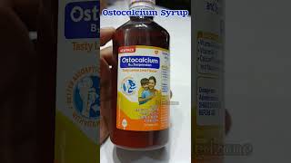 Ostocalcium Syrup Benefits Side effects medicine ytshort shortsfeed shortfeed [upl. by Eckel]