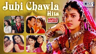 Juhi Chawla Hits  Video Jukebox  Birthday Special  Bollywood Romantic Songs  Hindi Love Songs [upl. by Amekahs]