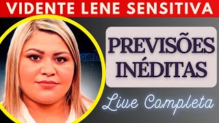 🔮 PREVISÕES INÉDITAS  VIDENTE LENE SENSITIVA 🤯 [upl. by Baumbaugh]