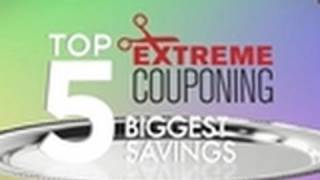 Top Five Biggest Coupon Savings  Extreme Couponing [upl. by Hadleigh]