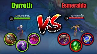 DYRROTH vs ESMERALDA  Who will win s28 [upl. by Rust]