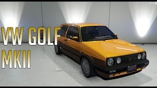 GTA V Volkswagen Golf Mk2 MOD [upl. by Alarick618]