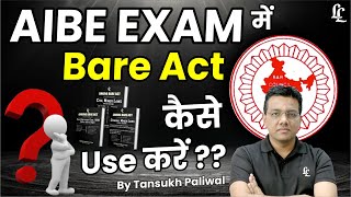 AIBE Paperathon  How to Read New Bare Act  Tansukh Paliwal  Linking Laws [upl. by Norah]