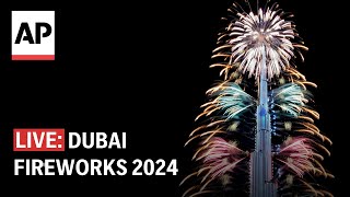 Dubai fireworks 2024 Watch the UAE ring in the New Year [upl. by Juliano]