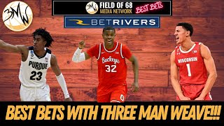 Best Bets Three Man Weave Covers Three Huge Big Ten Matchups and the Rest of Thursdays Slate [upl. by Gathard]