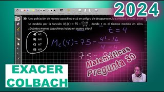 Matemáticas 30 Exacer Guía 2024 [upl. by Cello]