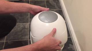 TOMMEE TIPPEE SANGENIC TEC NAPPY DISPOSAL REVIEW [upl. by Delogu]