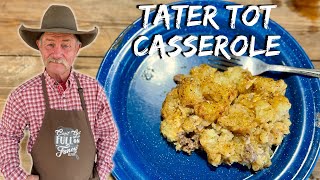 Tater Tot Casserole  Cheap and Easy Recipe [upl. by Alak]