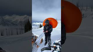 Sled Edit 3 adventure gnarly snowboarding mountainskiing adventuretravel snow sledding [upl. by Anivol]