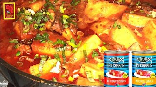 Curry Pilchards  A Quick Fix Low Buget Meal For Lazy Days At Home Bachelor amp Hostel Life [upl. by Ettevy]