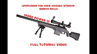 Ares Amoeba Striker Spring Upgrade  More Power [upl. by Boyes880]