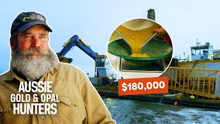 Ken Kerr Tops The Season Leaderboard With A 180000 Gold Find  Bering Sea Gold [upl. by Atekan565]