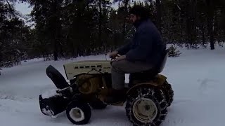 Sears Suburban SS16 Snowblower Snow Blowing Stress Test [upl. by Doria]