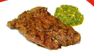 Grilled Churrasco with Chimichurri Sauce [upl. by Letnohs]