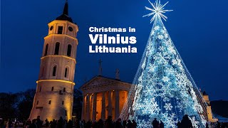 Christmas in Vilnius Lithuania  2021 [upl. by Melmon848]