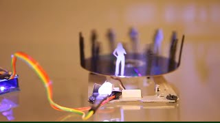 Stroboscope using Arduino and a spindle motor of a DVD drive [upl. by Noiemad]