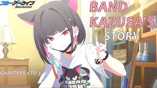 Blue Archive  Band Kazusa Relationship Stories Ep 1 to 3 [upl. by Agler386]