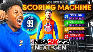 THIS NEW 6’3 SCORING MACHINE BUILD is Actually BREAKING NBA 2K22 NEXT GEN BEST POINT GUARD BUILD [upl. by Kcire]