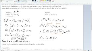 Rovnice v součinovém nebo podílovém tvaru [upl. by Robina]