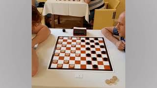 Groenendijk  Anikeev European Draughts Championship 2024 rapid [upl. by Adnoval]