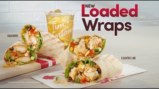 Tim Hortons  New Loaded Wraps [upl. by Blanding]