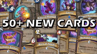 Hearthstone  50 NEW CARDS REVEALED Scholomance Academy [upl. by Ubald78]