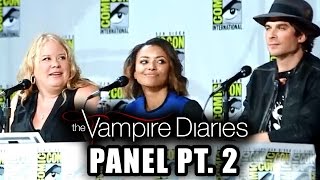 The Vampire Diaries Panel Part 2  ComicCon 2014 [upl. by Leamiba]