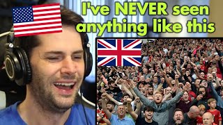 American Reacts to the Top 10 BEST British Football Chants [upl. by Eiffe]