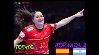 Balonmano España vs Argentina Resumen en español del Torneo Internacional de España [upl. by Lennard]