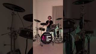 Midnight Sky By Miley Cyrus drumcover mileycyrus viralvideo [upl. by Koerlin]