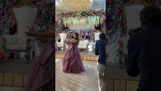 Madhanya  Juhi Jha amp Rishank Jha  Asees Kaur trending bride entry  viral wedding choreo [upl. by Hobey]