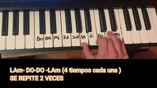 TUTORIAL PIANO  CARIÑITO [upl. by Audwen]