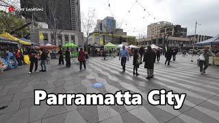 Parramatta City  Walking to Parramatta Wharf  Sydney Australia [upl. by Sharity]