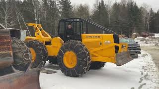 1985 John Deere 640D Skidder [upl. by Enenaej789]