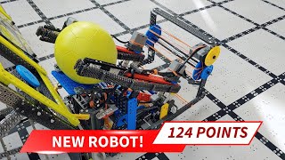 124 points  VEX IQ Rapid Relay quotDropshotquot catapult and conveyor Robot by Ben Lipper [upl. by Audette]