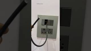 Switch board installation mistakes tips tricks electrical electrician ytshorts viralshorts [upl. by Celene685]