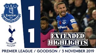 EXTENDED HIGHLIGHTS EVERTON 11 SPURS  LATE TOSUN EQUALISER AFTER HEARTBREAKING INJURY FOR GOMES [upl. by Okim370]