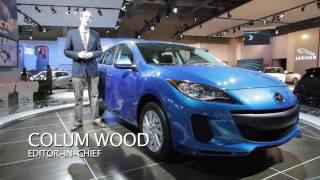 2012 Mazda3 SkyActiv Review  2011 Canadian International Auto Show [upl. by Assetak]