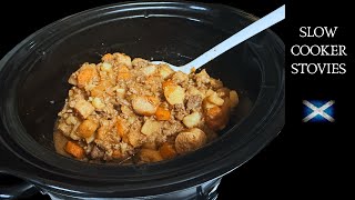 Scottish Stovies  Slow Cooker  Crockpot recipe [upl. by Letreece730]