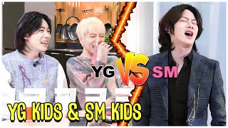 When You put YG Kids Around SM Kids  Blackpink Winner Super Junior Big Bang SNSD [upl. by Campy]