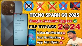 Tecno BF7 Frp Bypass Android 12  Tecno Spark Go 2023 FRP Bypass  New Trick 2024 [upl. by Caldera807]