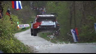 WRC Croatia Rally 2023  Best moments Max attack amp Crash [upl. by Idoc]