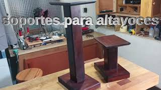 Soportes para Bafles Speakers Stands [upl. by Anabahs]